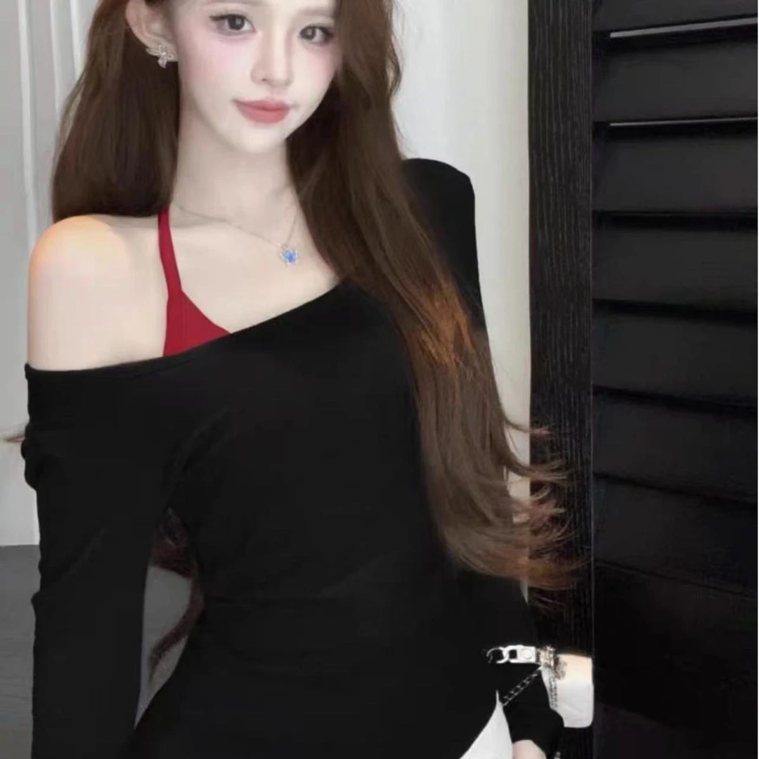 G背心26外搭54    8302【御姐甜妹】两件套上衣