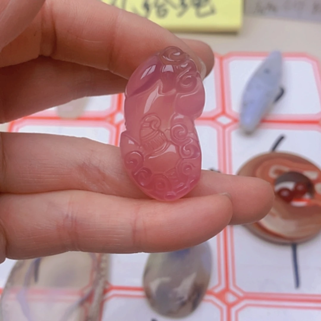 【闪购商品】玛瑙/玉髓珠宝奇石未镶嵌荷**意