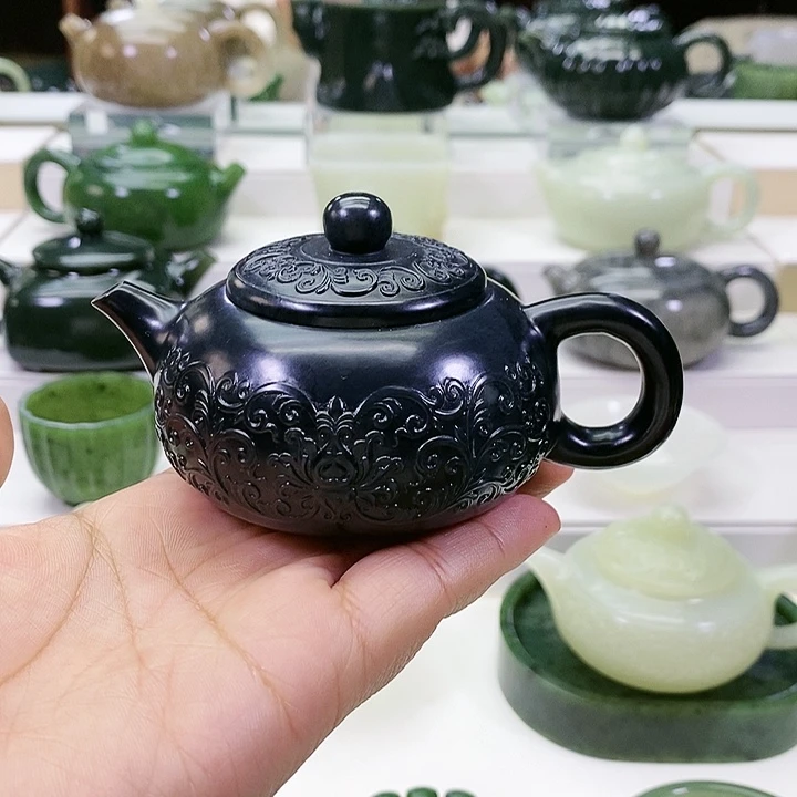 未镶嵌和田玉挂件茶壶