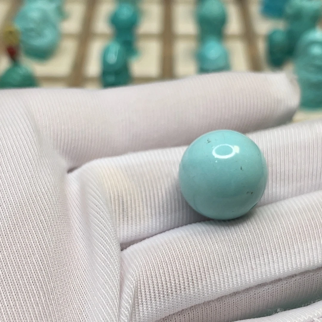 泡***泡绿松石未镶嵌挂件