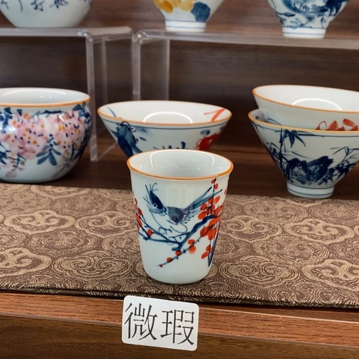 釉下老陶泥手工绘制