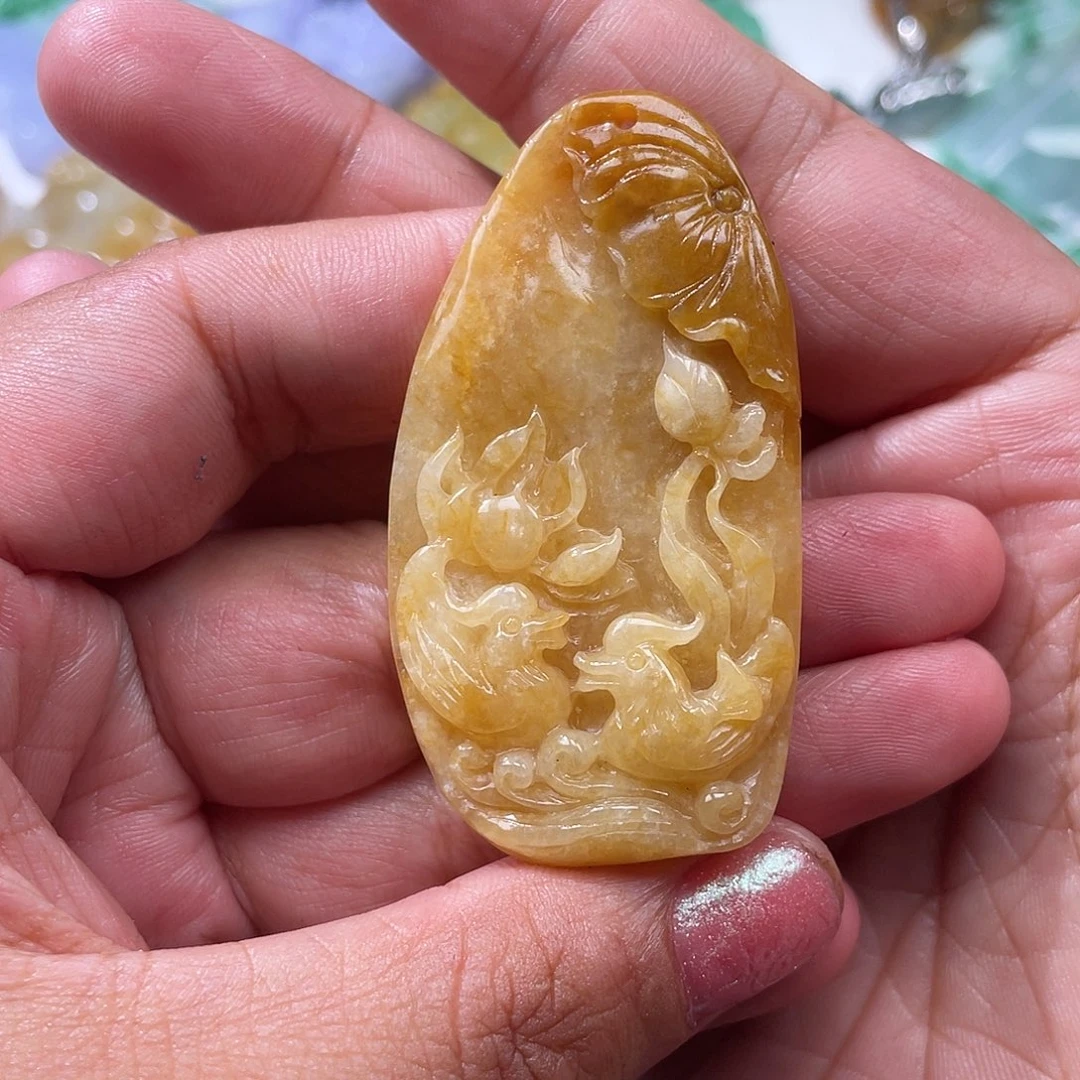 颈饰未镶嵌翡翠翡玉缘翡翠