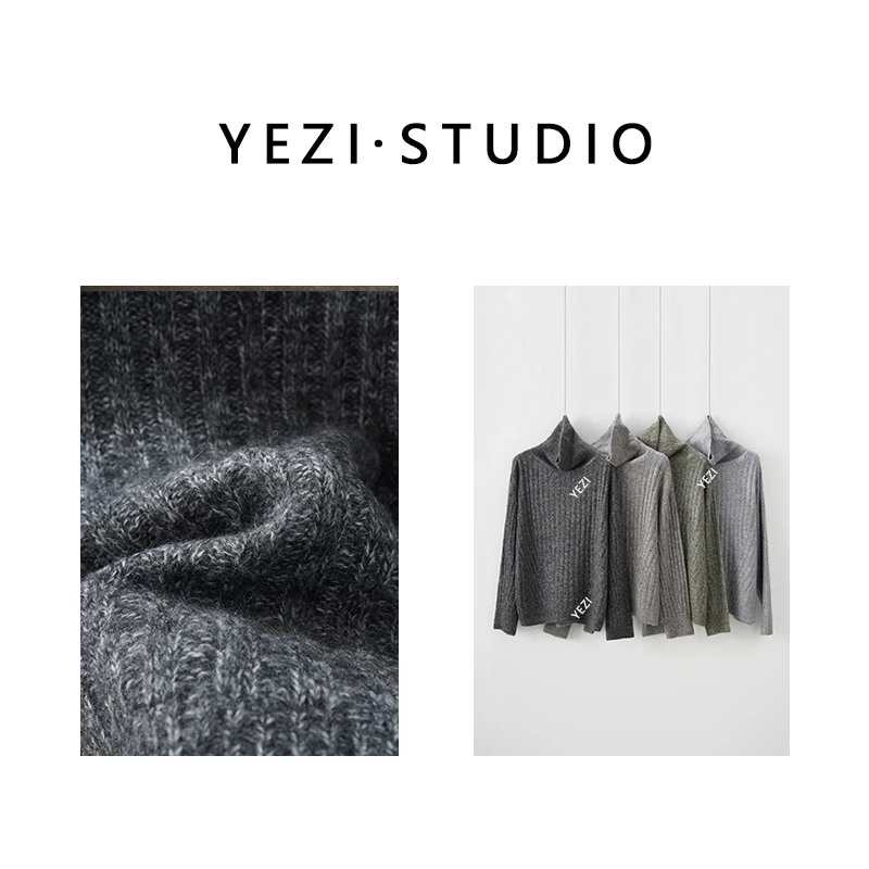 【高原的礼物】羊.绒蚕丝高领多色慵懒风百搭套头针织衫25418088