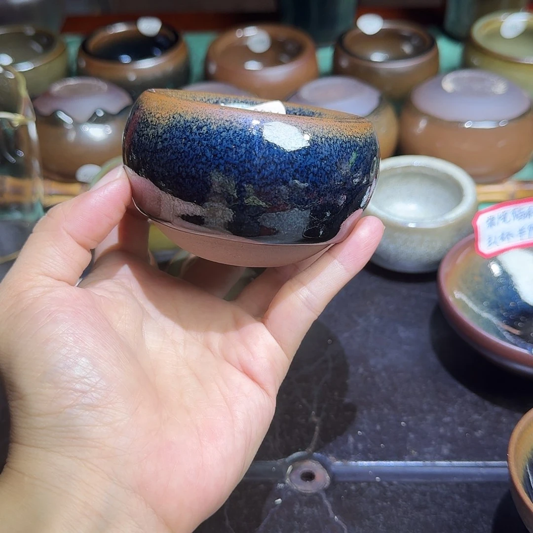 茶盏8304 秋罗柴烧手工主人杯顿悟杯