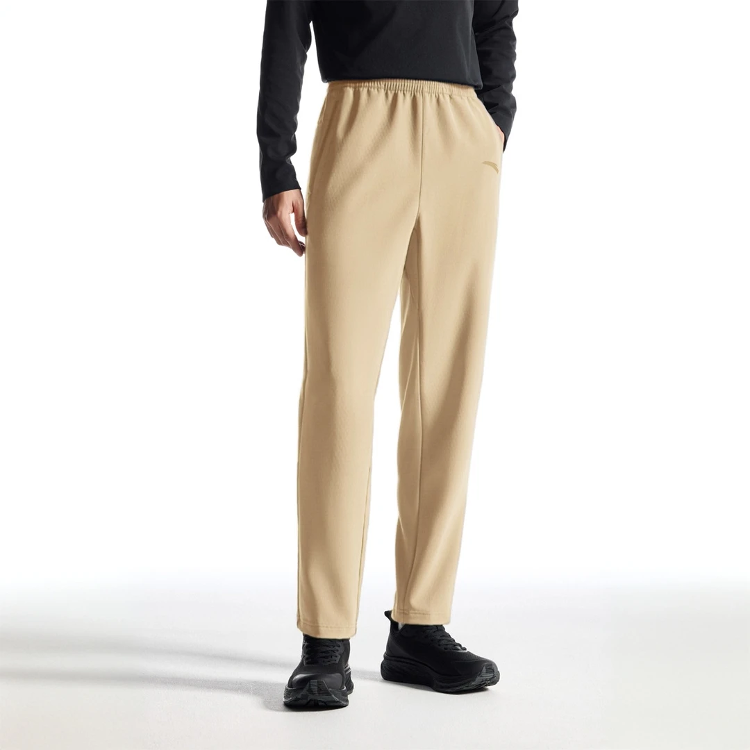 安踏秋季正品运动长裤商务通勤弹力防泼水宽松运动裤男款跑步健身