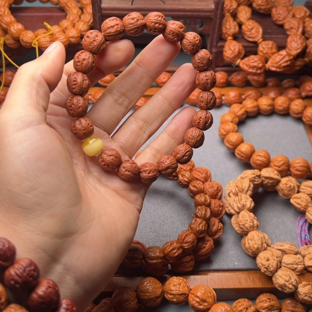 可****手串文玩核桃13粗筋八棱