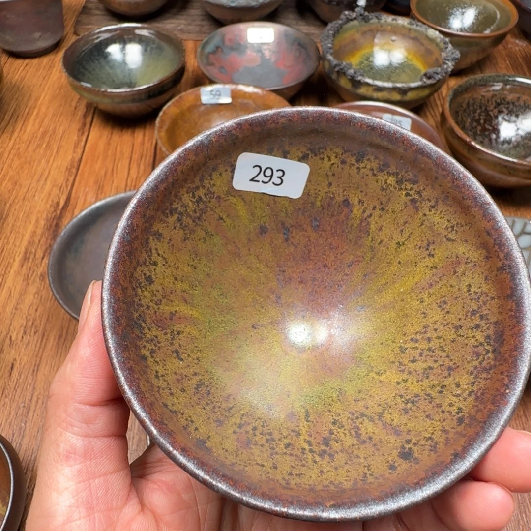 精***横柴烧建盏茶盏茶杯293