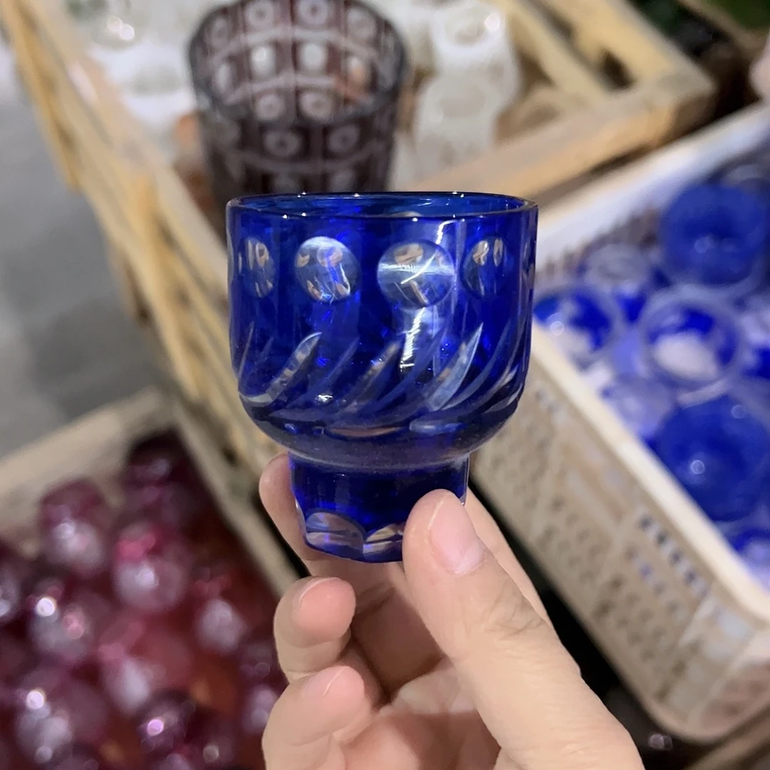 平底款水晶玻璃微瑕一个