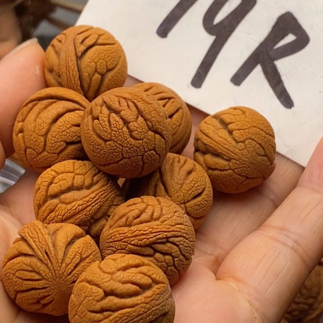 秦岭龙纹桃核手串