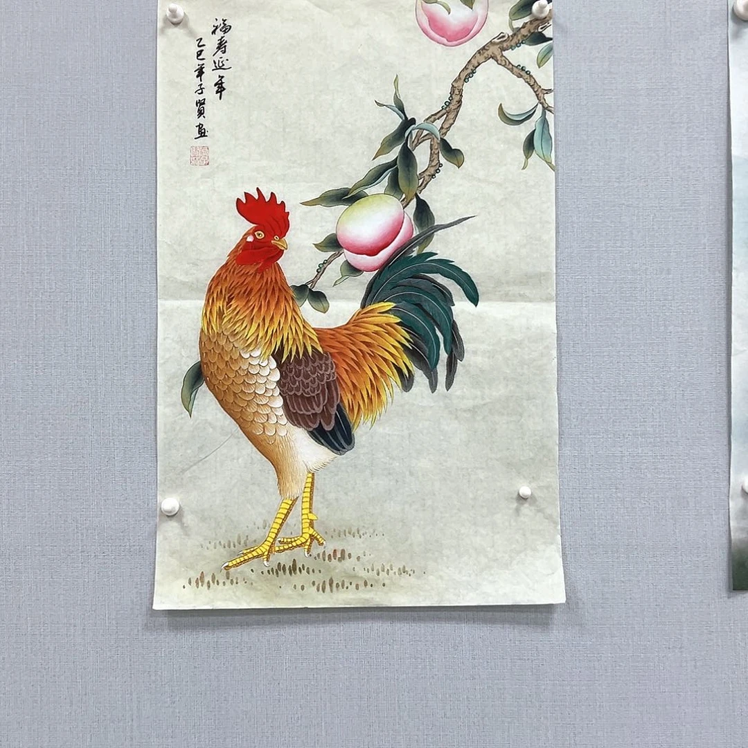 国画国画作品宣纸纯手绘