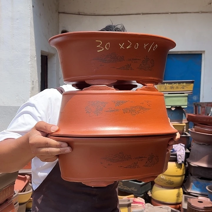 紫砂花盆紫砂花盆