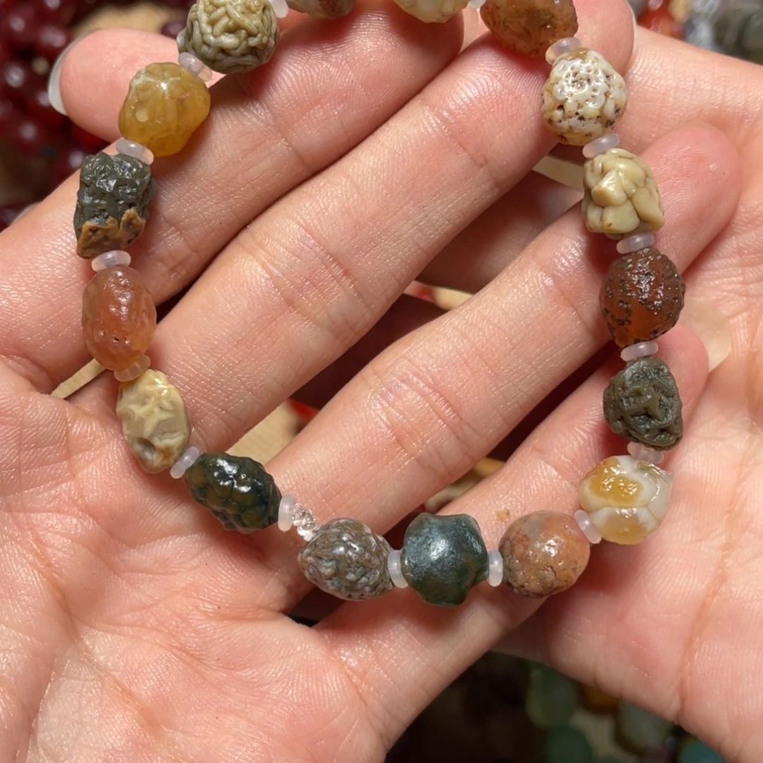 玛瑙/玉髓手链合金