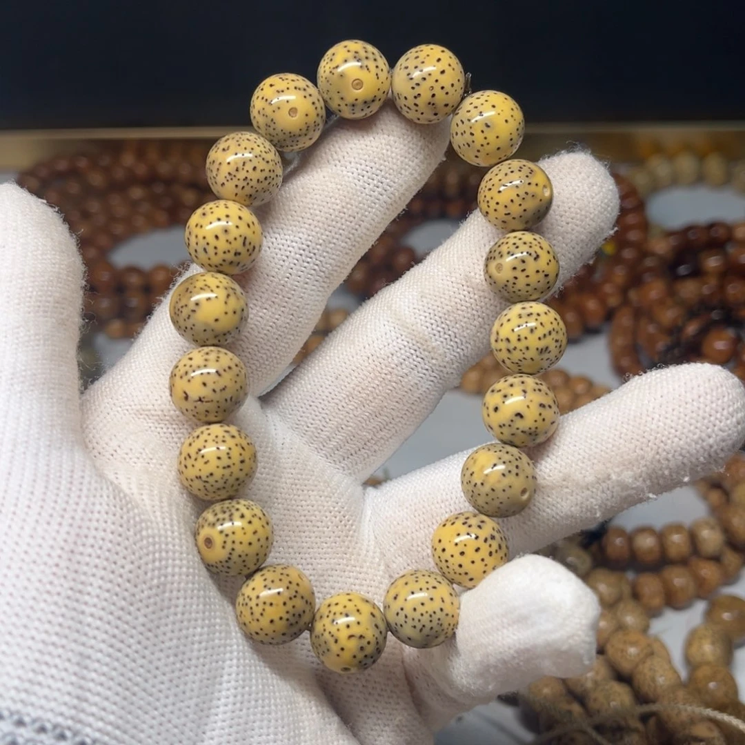 星月菩提吊坠12正圆珠青花散星