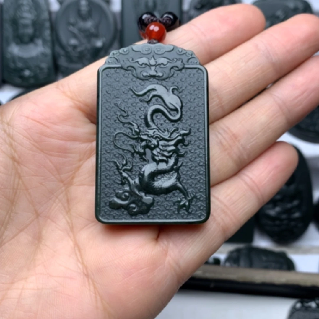 【闪购商品】和田玉颈饰未镶嵌双面雕刻