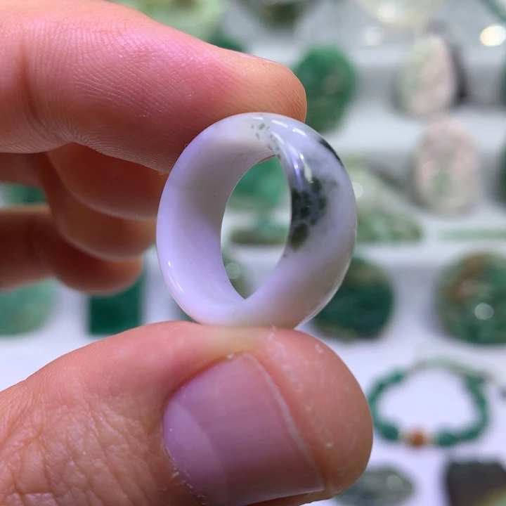 独山玉未镶嵌戒圈16.5内径