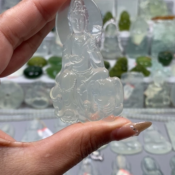 蛇纹石玉颈饰未镶嵌家**宝