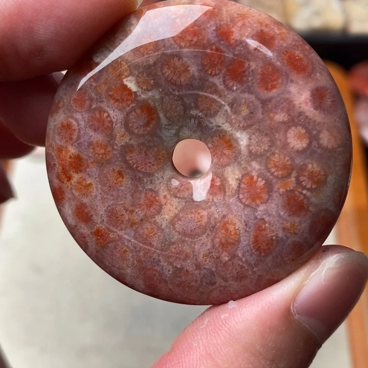 硅化玉颈饰未镶嵌非*贤