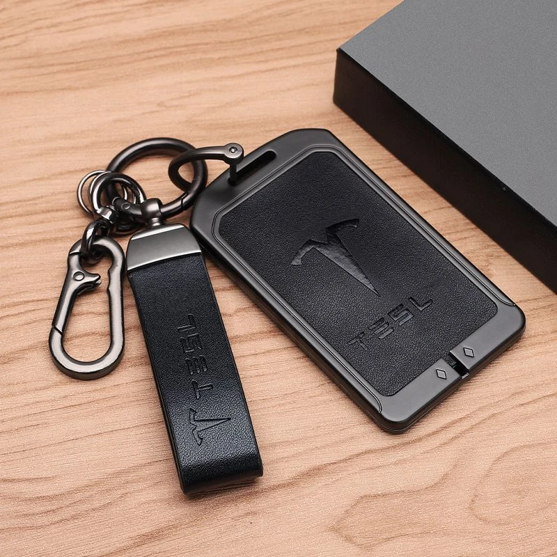 适用于特斯拉Model3_Y钥匙套卡片保护套modely改装配件包壳扣