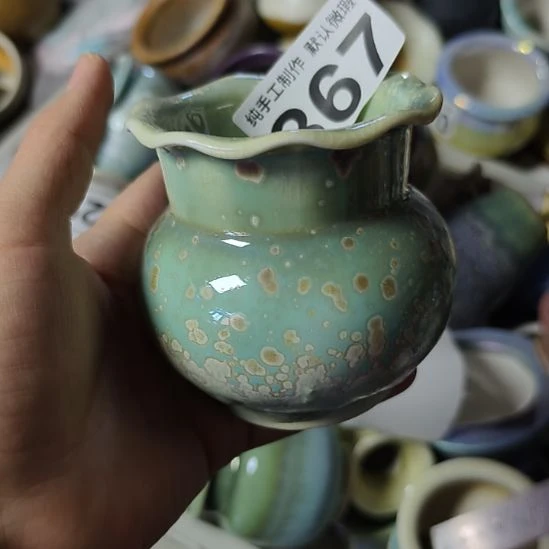 景德镇手工高温陶瓷：内5.5口高8.5