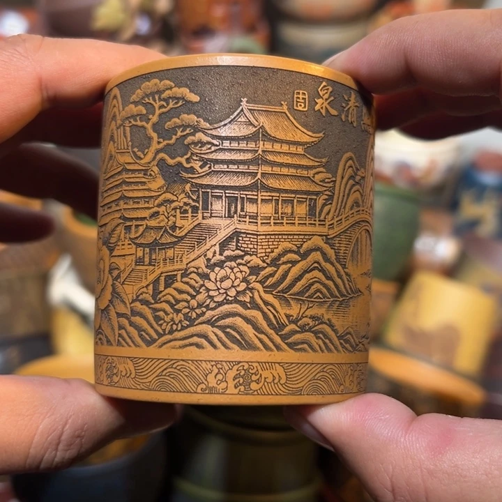 茶杯紫砂宜兴紫砂主人杯