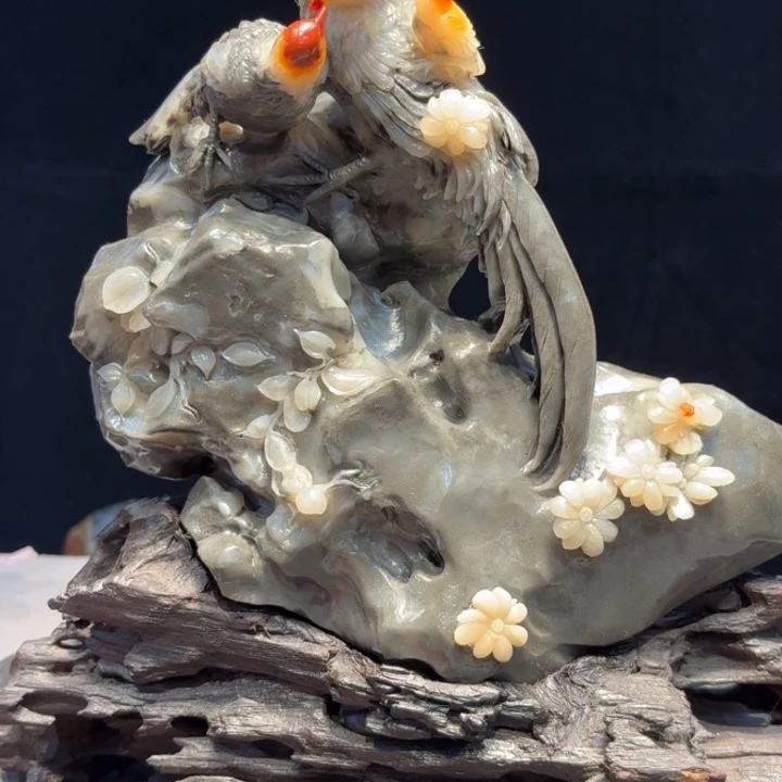 柳***林寿山石寿山石摆件