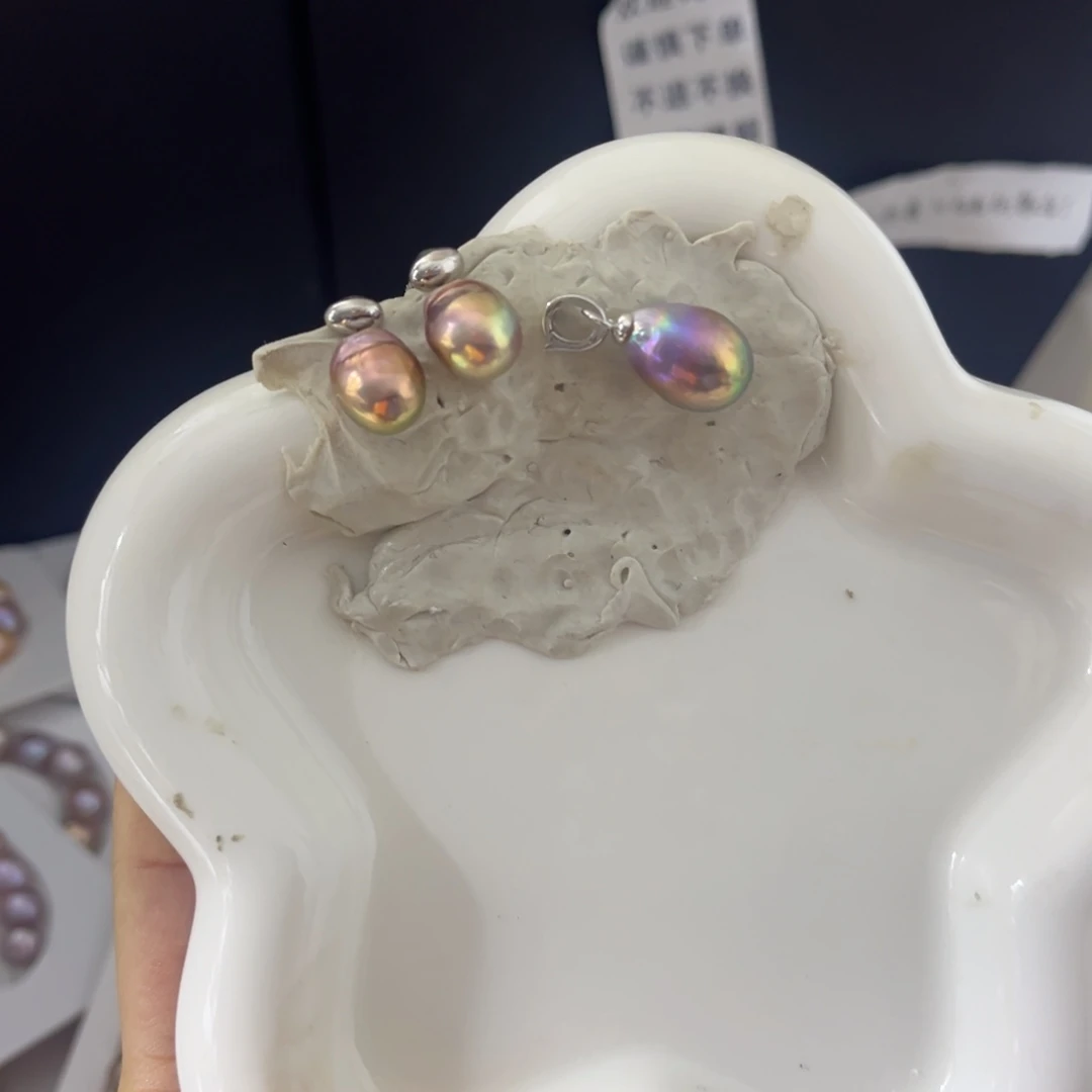 银S925镶嵌手绳淡水珍珠