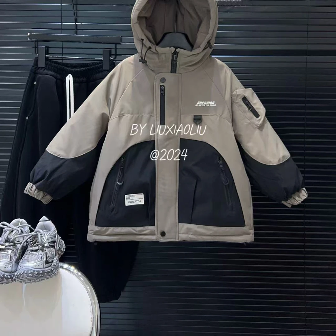 杭州六小六正版 BY LIUXIAOLIU冬季儿童派克羽绒服15329