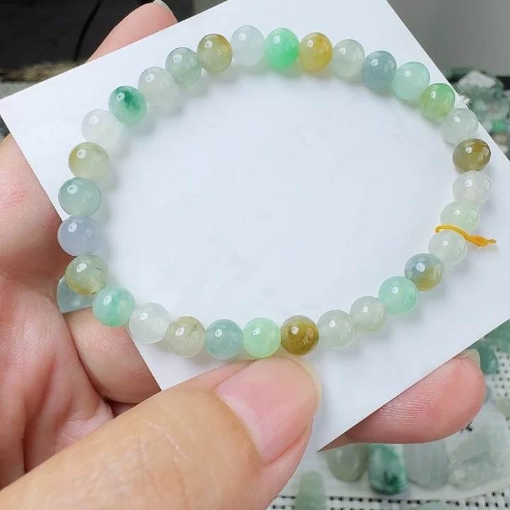 未镶嵌定制翡翠手串