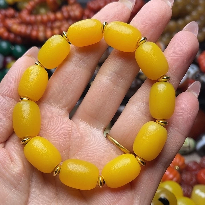 灵***兮玛瑙/玉髓未镶嵌手链