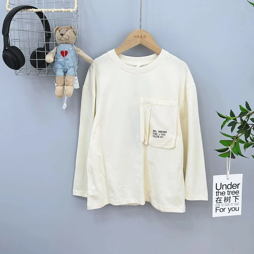 1006高端专享春款圆领T恤米色