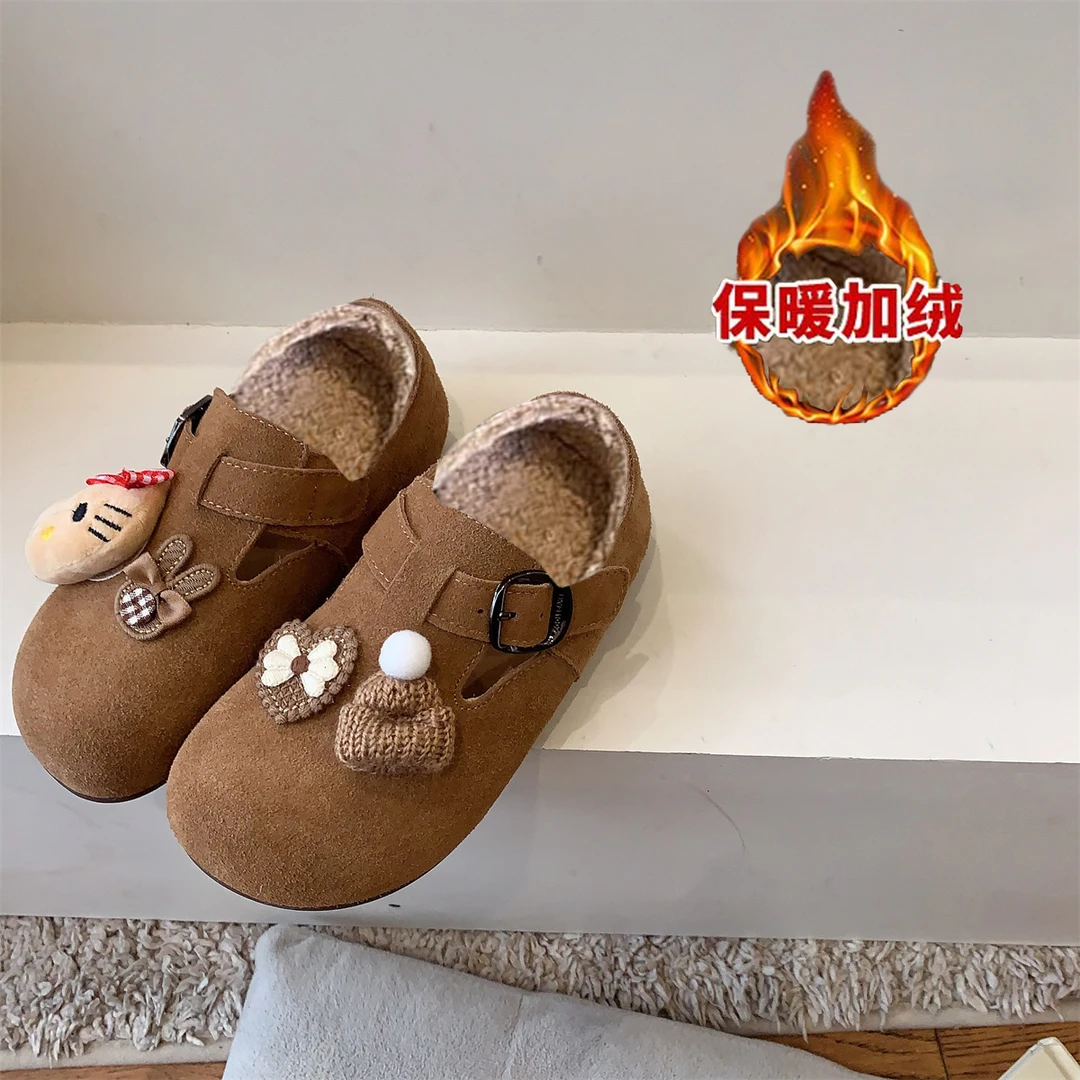 儿童勃肯鞋女童鞋2025新款秋季宝宝休闲鞋百搭软底单鞋波西米