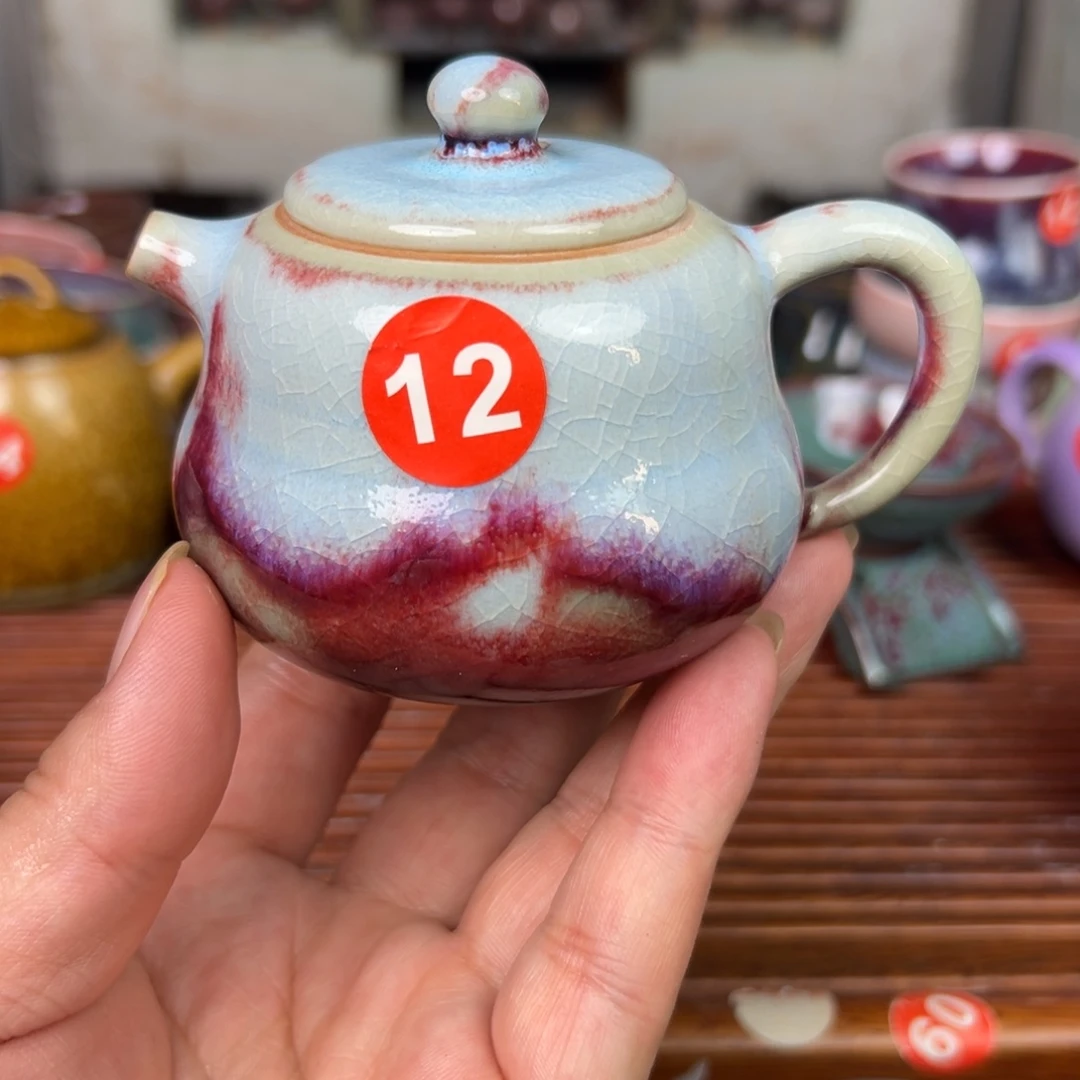 手工制作钧窑茶器