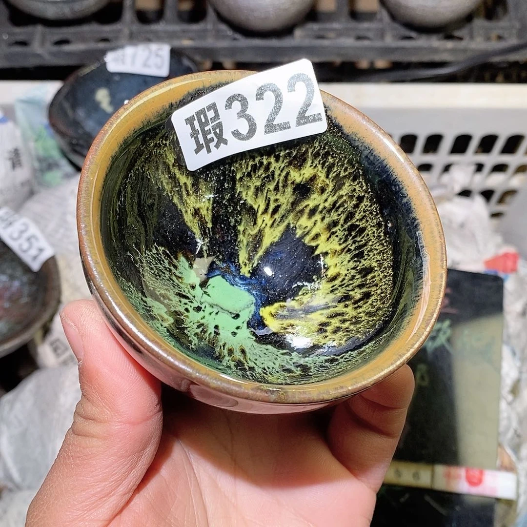 茶盏微瑕建盏主人杯子