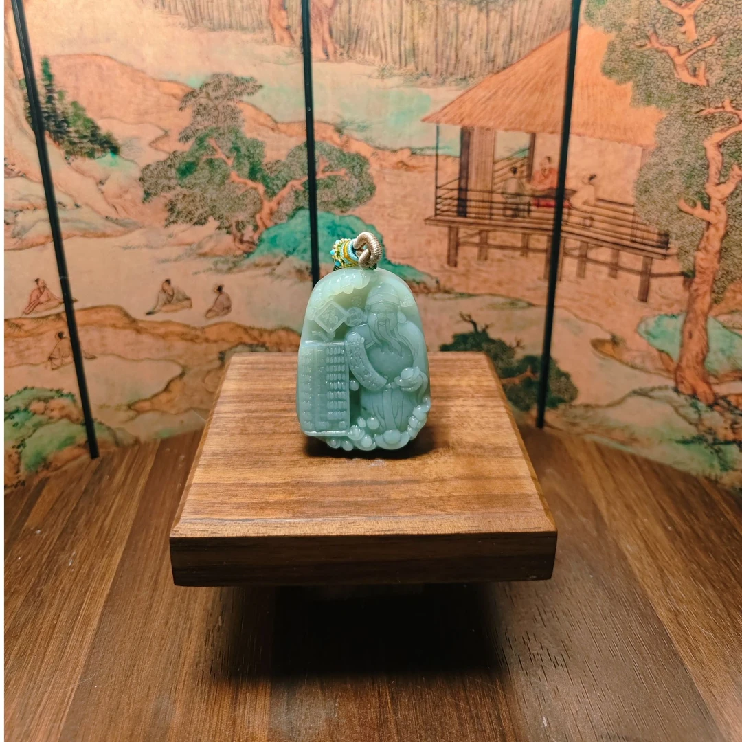 Z和田玉财神吊坠0719