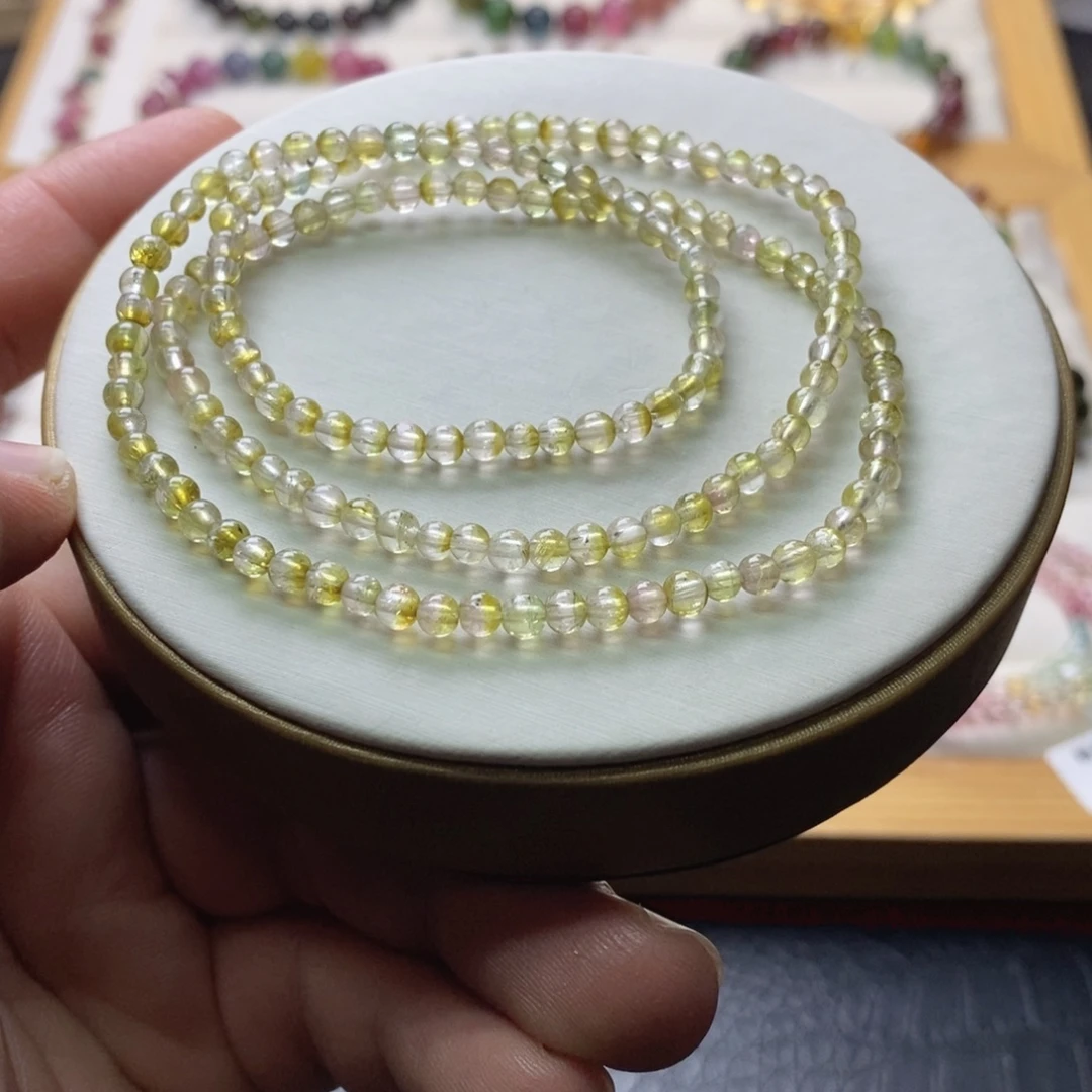 碧玺未镶嵌碧玺手链