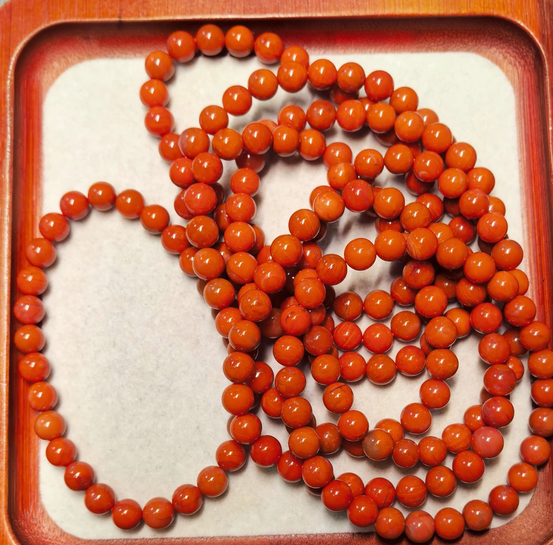 多样式随机发 6mm圆珠款式精美（发一件）