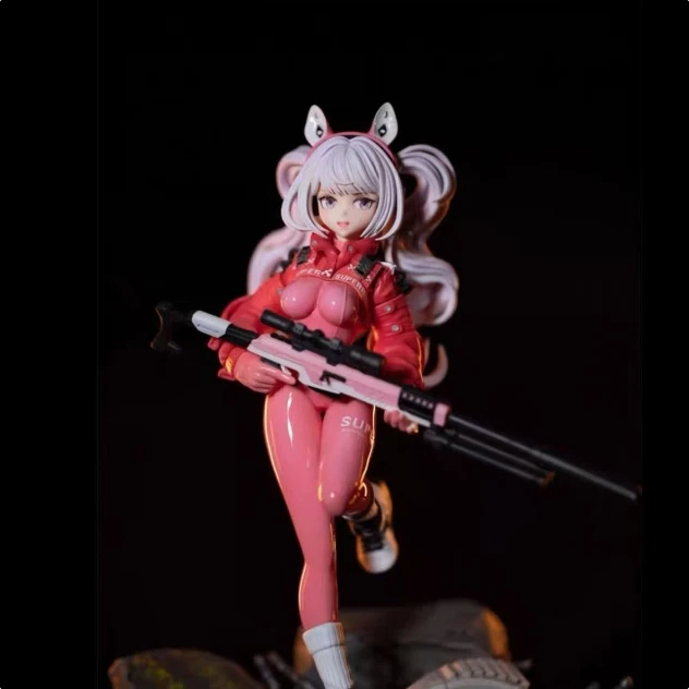 NIKKE举枪胜利女神带地台爱丽丝美少女动漫周边GK手办模型摆件礼