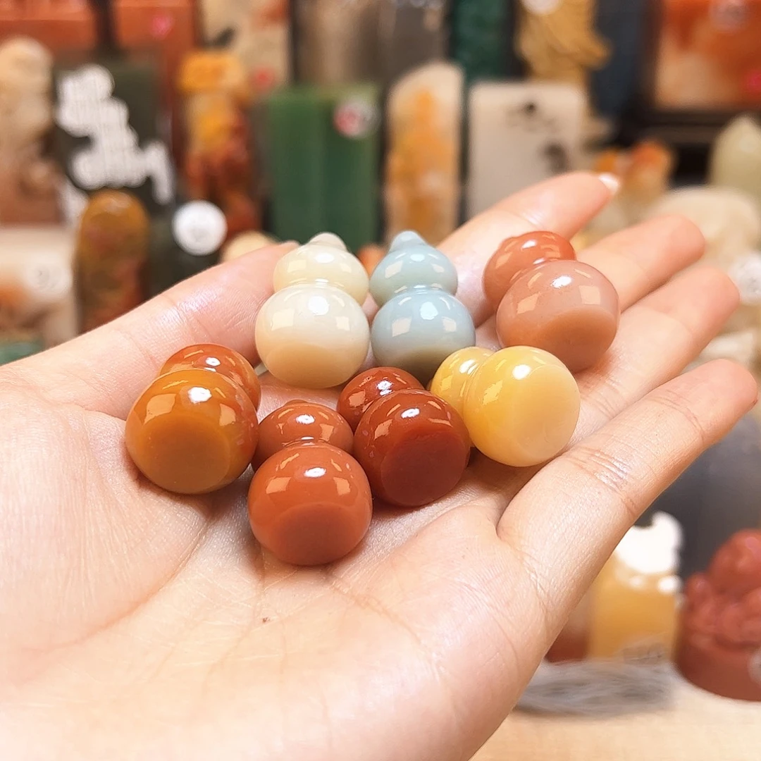 寿山石印石妖*乐寿山石印章