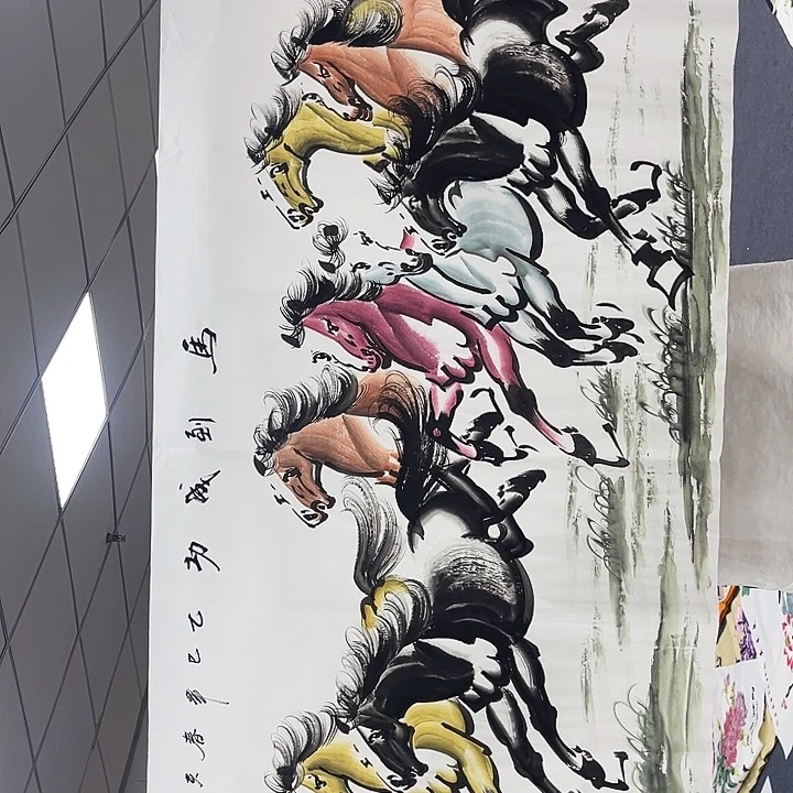 花鸟国画作品手绘