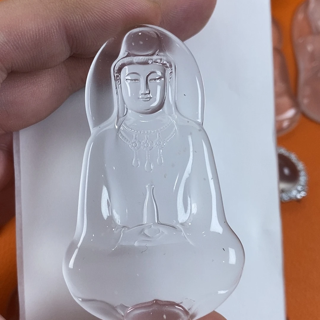 c***t石英质玉未镶嵌吊坠(不含链)