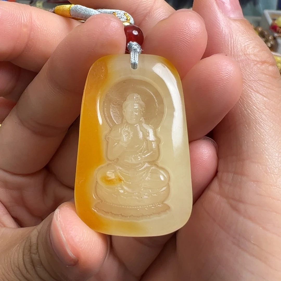 裸石蜜蜡未镶嵌阿弥陀佛