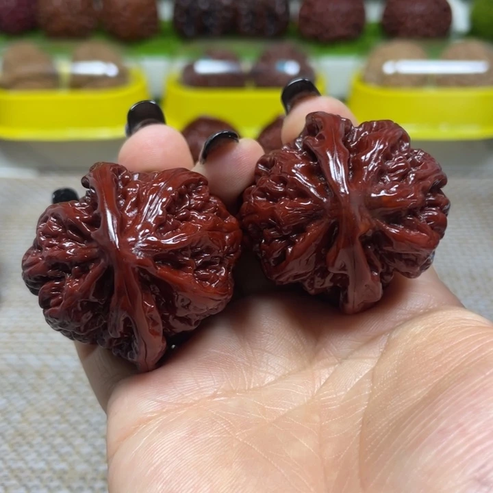 文玩核桃把件大粗筋40