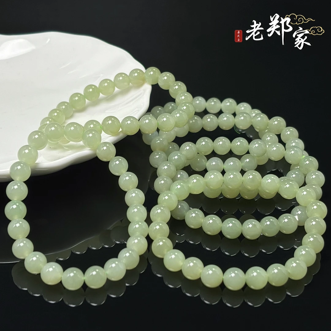 【老郑家】和田玉手串  约8mm（多样性发一件）1758