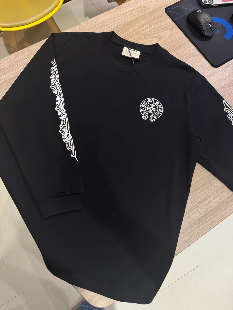 ZONASEA精选花臂重工长袖 大码男装厚T恤 爆款 重磅T 180-330斤穿