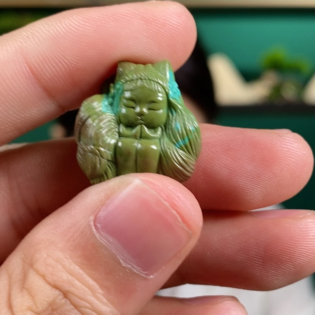 绿松石珠宝奇石未镶嵌