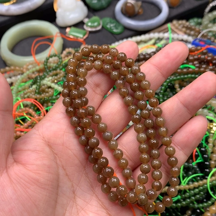 和田玉未镶嵌手链31