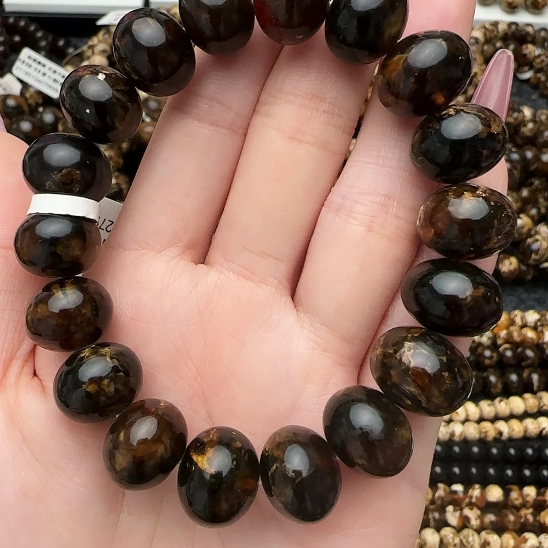 未镶嵌琥珀手串抚顺琥珀