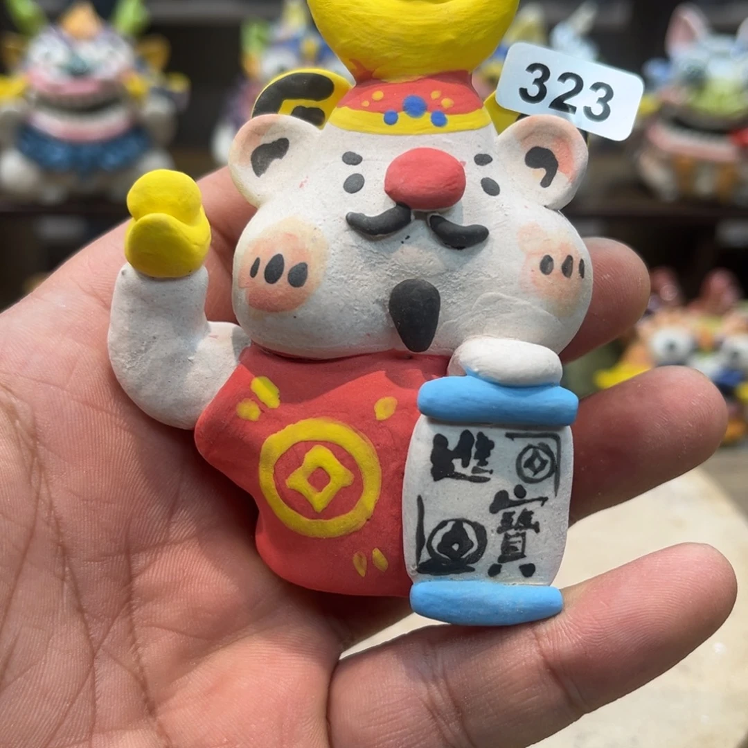 陶瓷纯手工抽象陶瓷摆件323