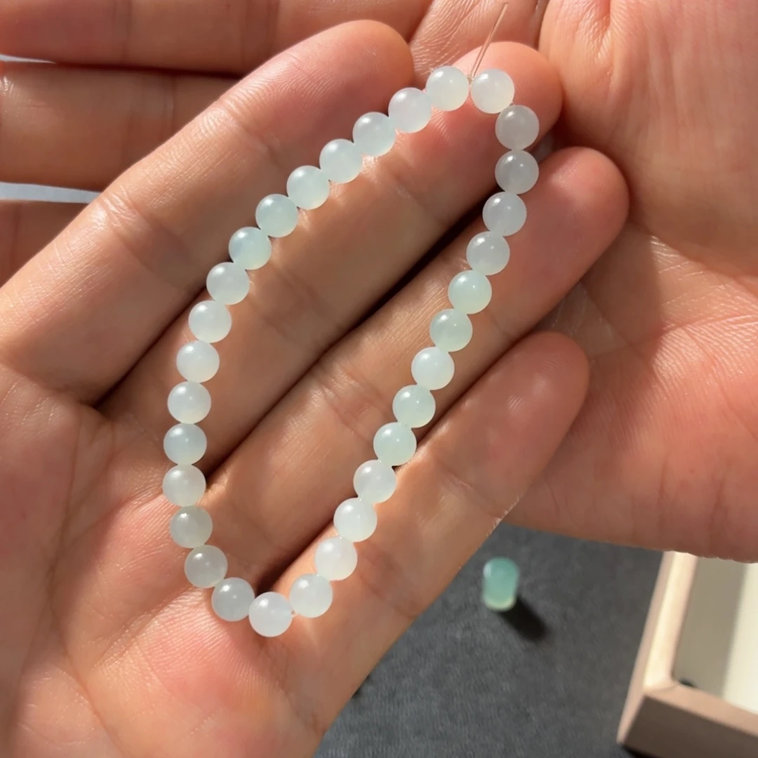 ****g定制翡翠未镶嵌手串