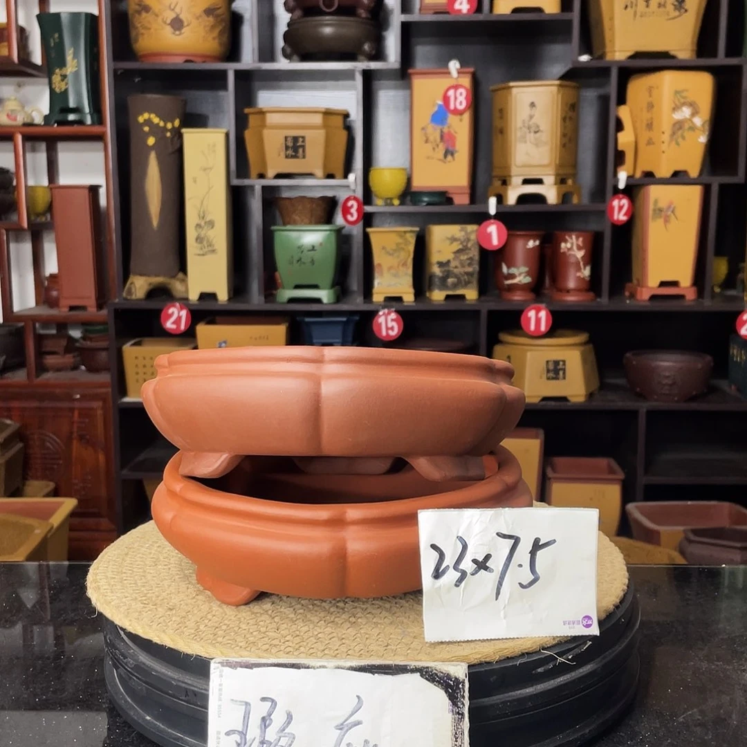 紫砂D-婉秋紫砂花盆